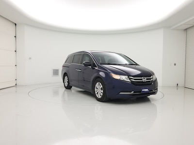 Blue 2015 Honda Odyssey EX-L