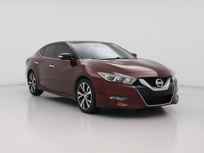 Red 2017 Nissan Maxima Platinum
