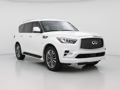 White 2020 Infiniti QX80 Luxe