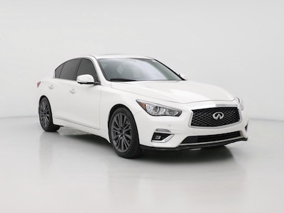 White 2021 Infiniti Q50 Luxe