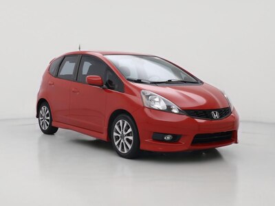 Red 2013 Honda Fit Sport