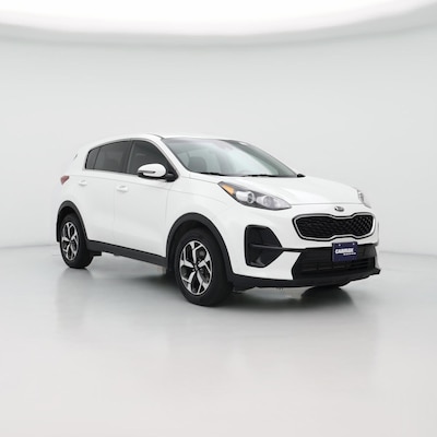 White 2021 Kia Sportage LX