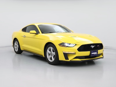Yellow 2018 Ford Mustang Ecoboost