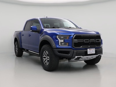 Blue 2018 Ford F150 SVT Raptor