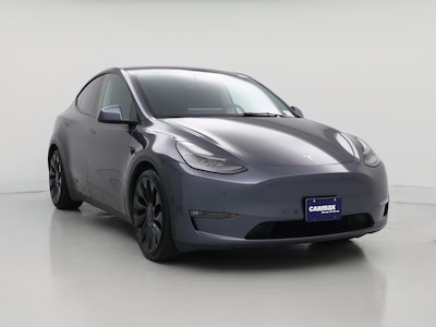Gray 2022 Tesla Model Y Performance