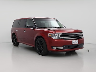 Red 2016 Ford Flex SEL