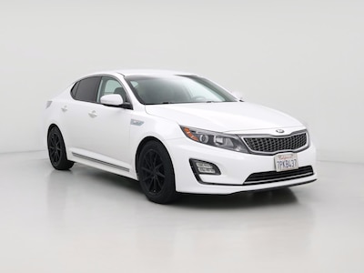 White 2015 Kia Optima Hybrid EX