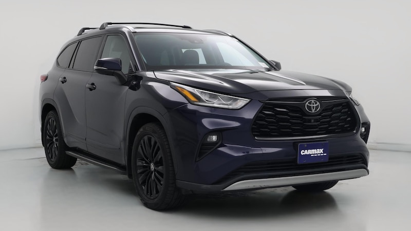 2021 Toyota Highlander Platinum Hero Image