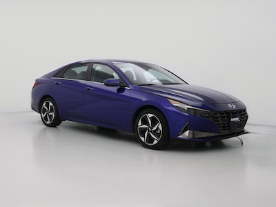Blue 2023 Hyundai Elantra Hybrid Limited