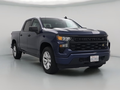 Blue 2022 Chevrolet Silverado 1500 Custom