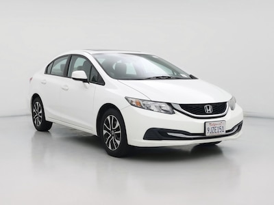 White 2013 Honda Civic EX
