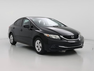 Black 2015 Honda Civic LX