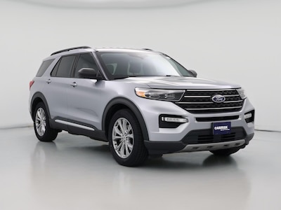 Silver 2022 Ford Explorer XLT