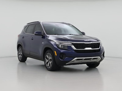 Blue 2022 Kia Seltos EX