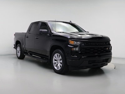 Black 2023 Chevrolet Silverado 1500 Custom