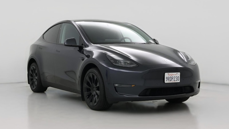 2025 Tesla Model Y Long Range Hero Image