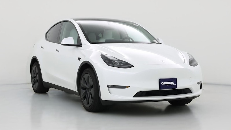 2025 Tesla Model Y Long Range Hero Image