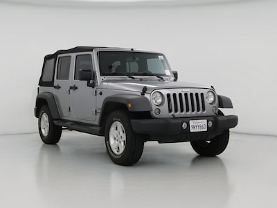 Silver 2017 Jeep Wrangler Unlimited Sport