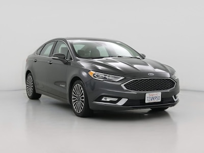 Gray 2017 Ford Fusion Hybrid Platinum
