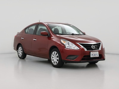 Red 2016 Nissan Versa SV