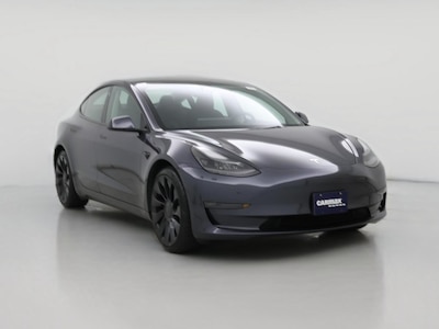 Gray 2023 Tesla Model 3 Performance