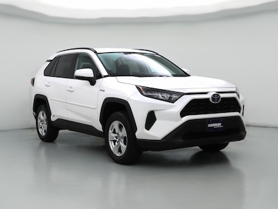 White 2019 Toyota RAV4 Hybrid LE