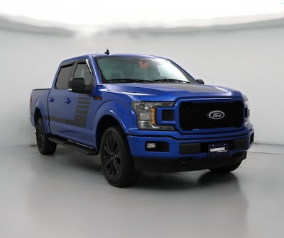 Blue 2019 Ford F150 XLT