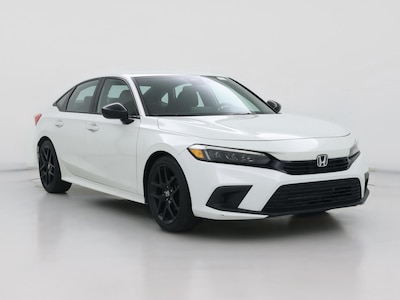 White 2022 Honda Civic Sport