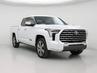 White 2023 Toyota Tundra Hybrid Capstone