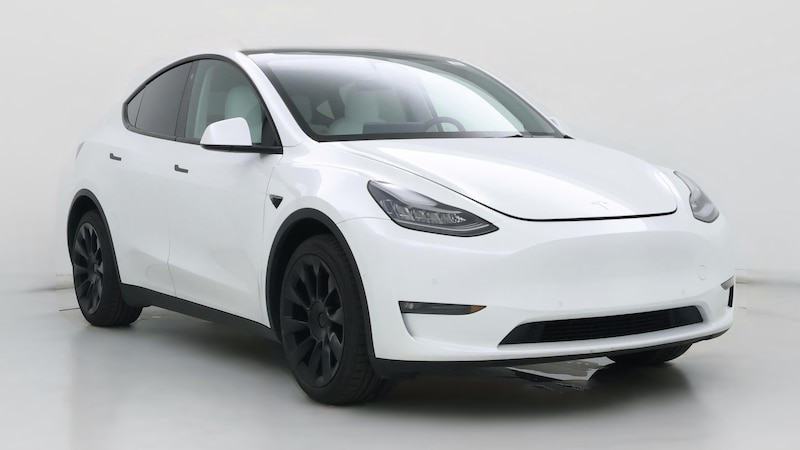 2021 Tesla Model Y Long Range Hero Image