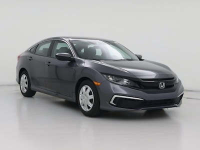 Gray 2021 Honda Civic LX