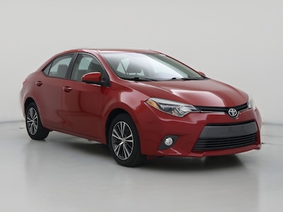 Red 2016 Toyota Corolla LE Plus