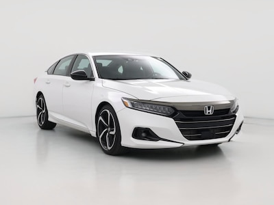White 2021 Honda Accord Sport