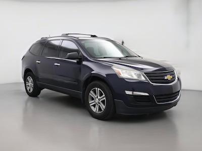 Blue 2017 Chevrolet Traverse LS