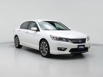 White 2015 Honda Accord Sport