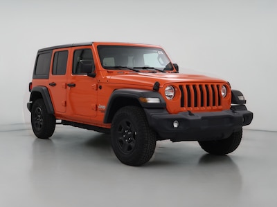 Orange 2020 Jeep Wrangler Unlimited Sport