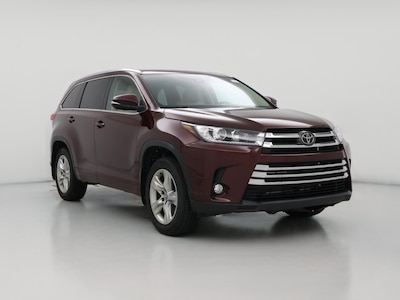 Red 2018 Toyota Highlander Limited
