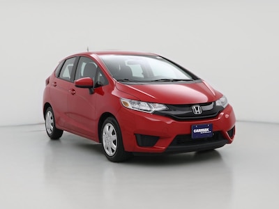 Red 2017 Honda Fit LX