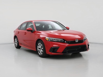 Red 2022 Honda Civic LX