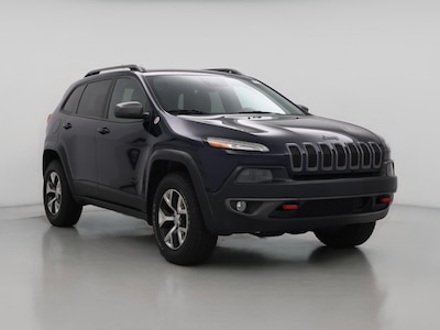 Blue 2014 Jeep Cherokee Trailhawk