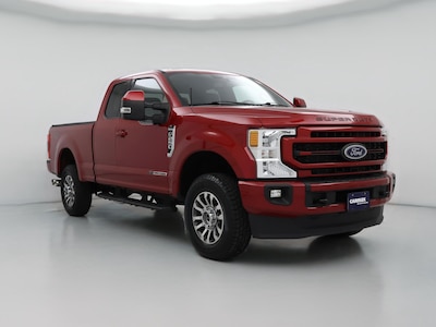 Red 2022 Ford F250 Lariat