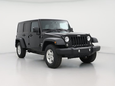 Black 2015 Jeep Wrangler Unlimited Sport