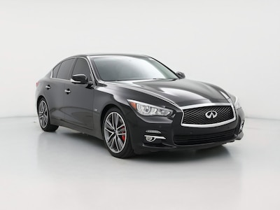 Black 2015 Infiniti Q50 Premium