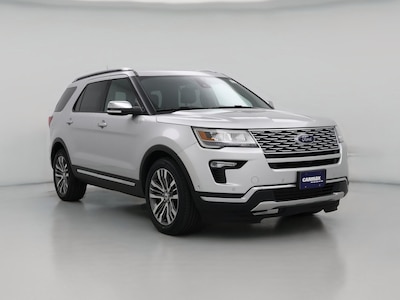 Silver 2018 Ford Explorer Platinum