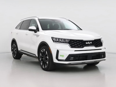 White 2023 Kia Sorento Hybrid EX