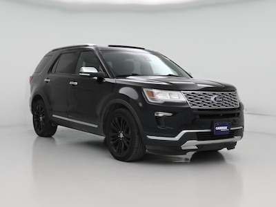 Black 2018 Ford Explorer Platinum