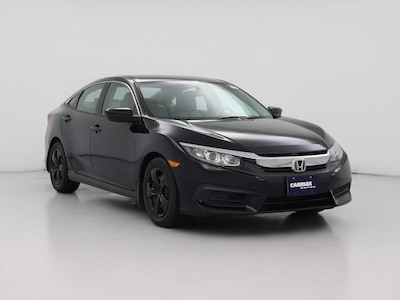 Black 2016 Honda Civic LX