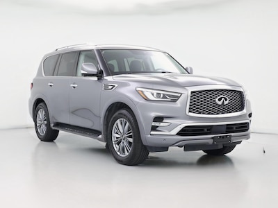 Silver 2021 Infiniti QX80 Luxe
