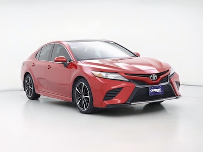 Red 2019 Toyota Camry XSE
