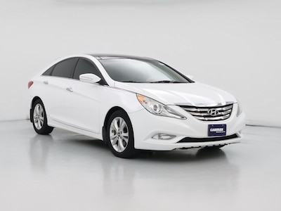 White 2013 Hyundai Sonata Limited